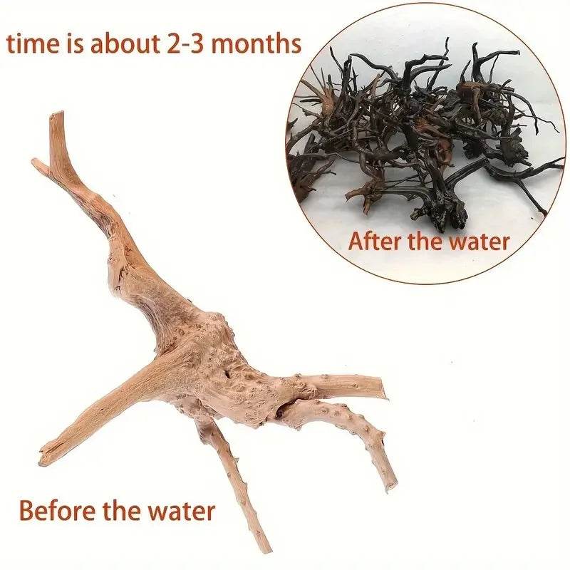 5-10CM Small Natural Tree Trunk Aquarium Decoration Ornament