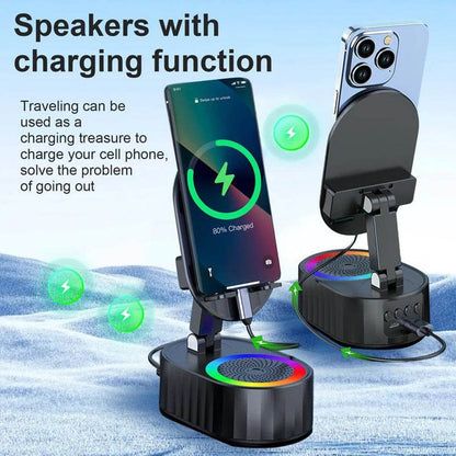 5 in 1 Bluetooth-compatible Audios Power Banks Speaker Stand