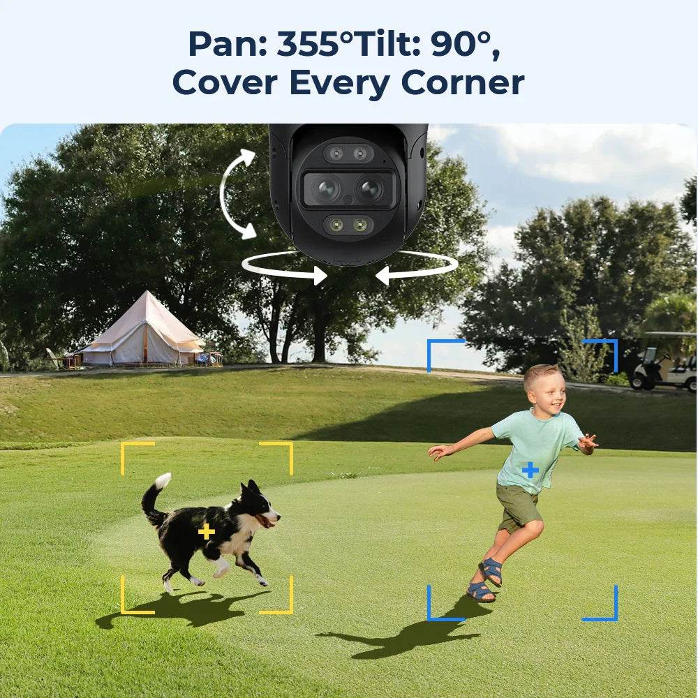 Reolink TrackMix Series Poe & WiFi Camera 4K Auto Tracking