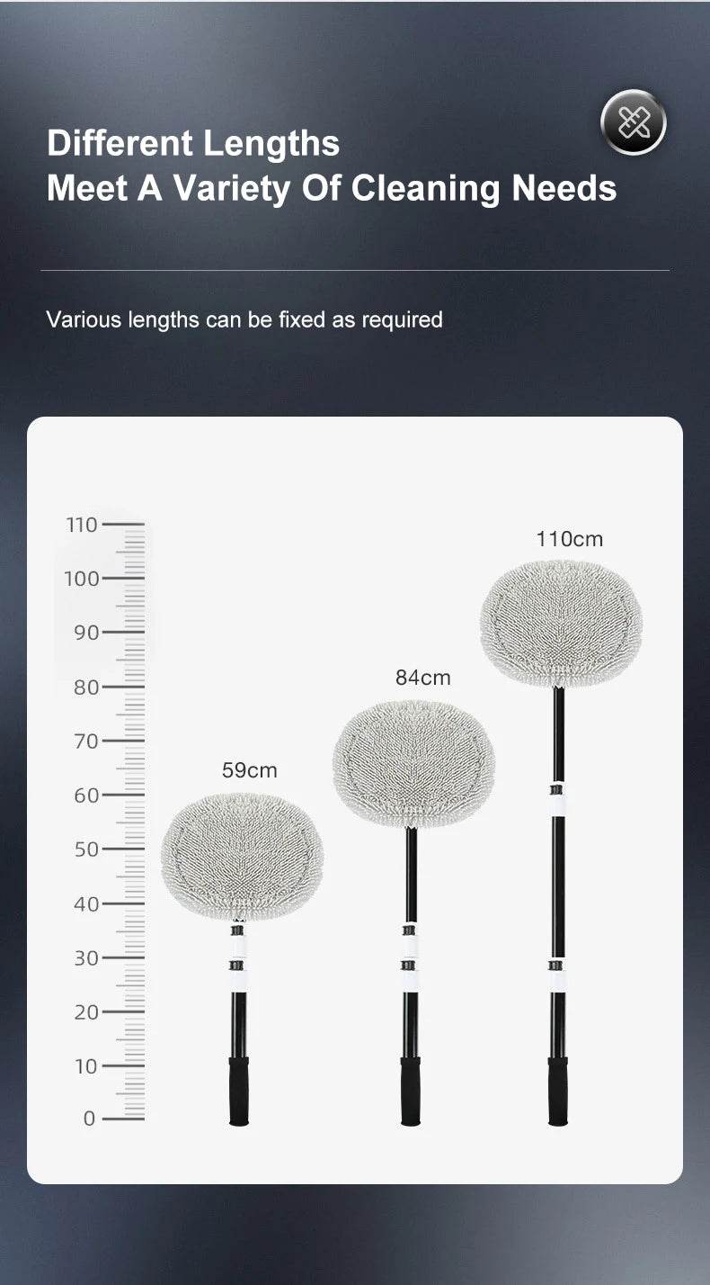 2022 New 15 Degree Bend Car Cleaning Brush with Telescoping Handle