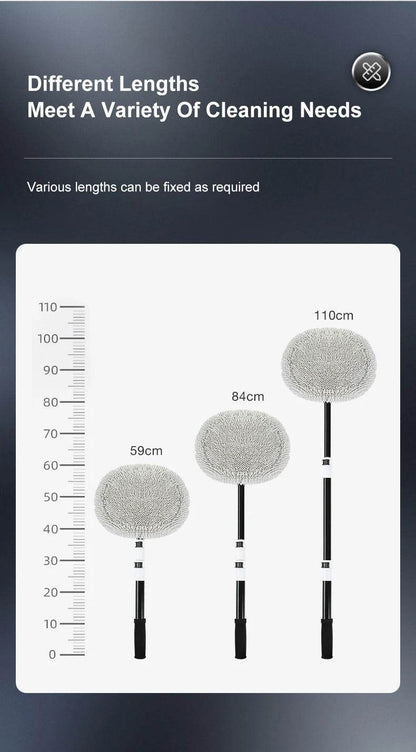 2022 New 15 Degree Bend Car Cleaning Brush with Telescoping Handle