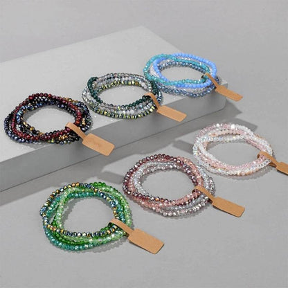 Vibranting Beaded Bracelet Set for Trendy Women Fashion