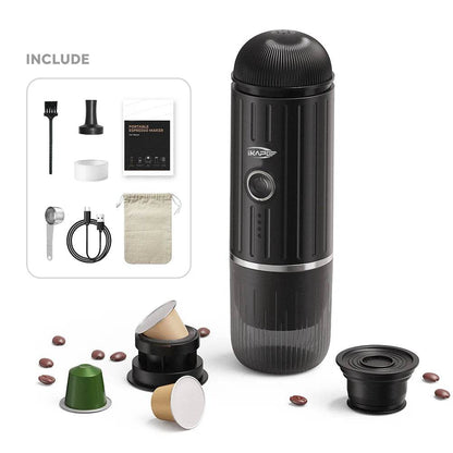 Portable Electric Espresso Maker for Hot or Cold Coffee
