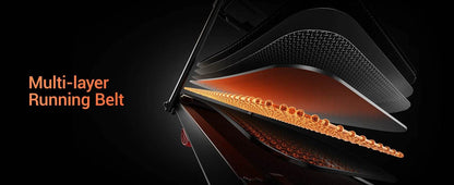 3.0HP Brushless Foldable Home Treadmill with 300LB Capacity