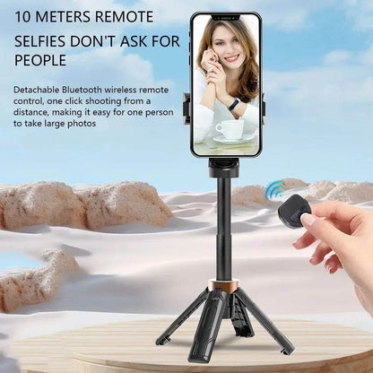 Super Mini Selfie Stick Bluetooth Remote Phone Holder Aid