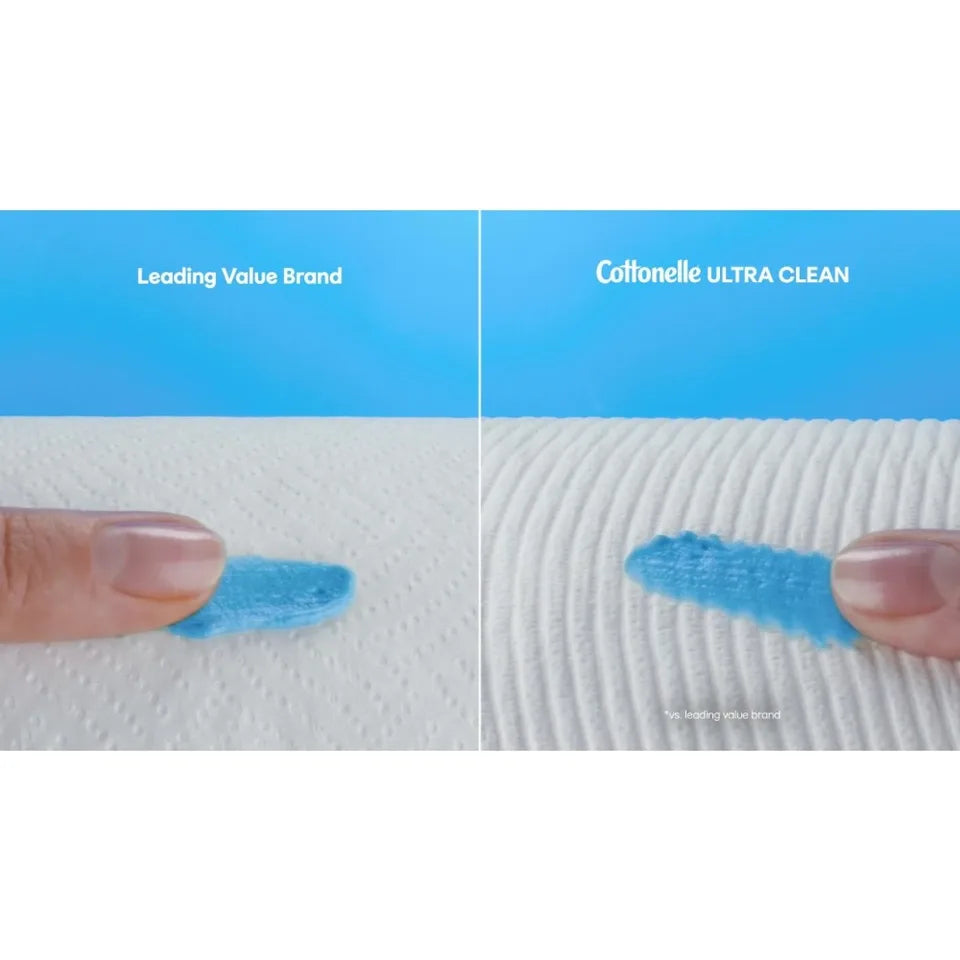 Ultra Clean Toilet Paper, Strong Toilet Tissue, 12 Super Mega Rolls