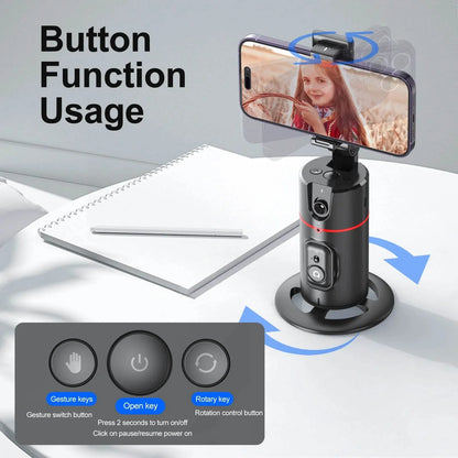 Selfieshow P02 Gimbal 360 Rotation AI Tracking Stabilizer