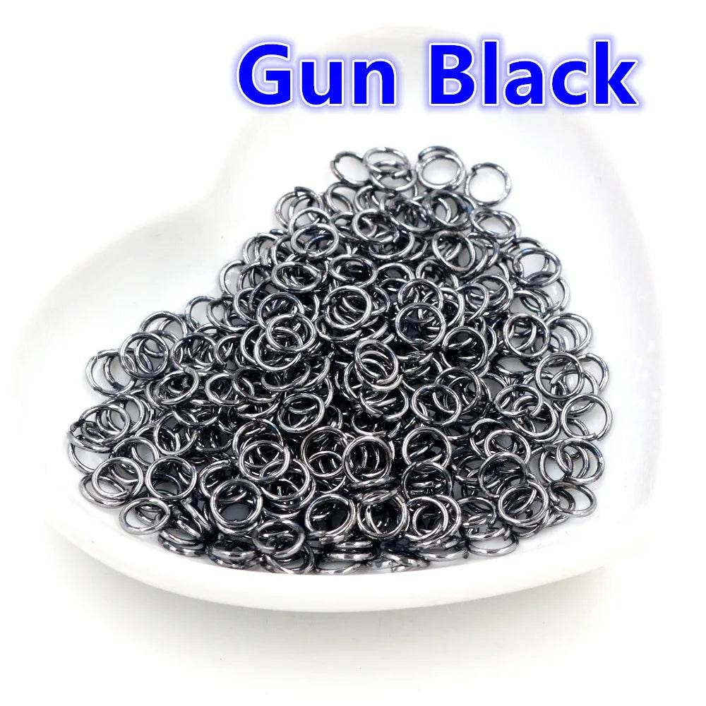200pcs/Lot Metal DIY Jewelry Findings Jump Rings & Split Rings