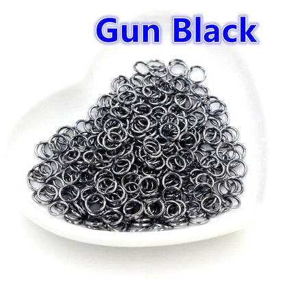 200pcs/Lot Metal DIY Jewelry Findings Jump Rings & Split Rings