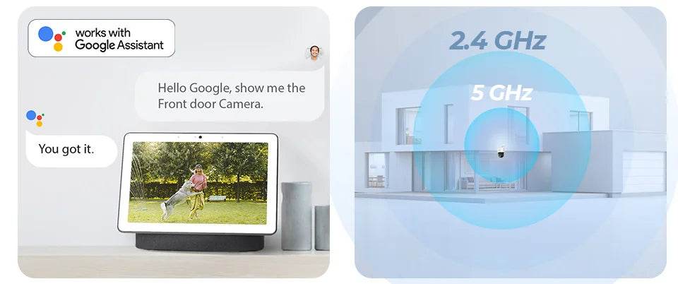 4K Dual Lens PTZ Security Camera with Auto Tracking