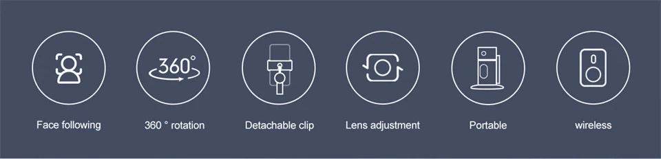 2025 New 360 Rotation Gimbal Stabilizer for Live Photography