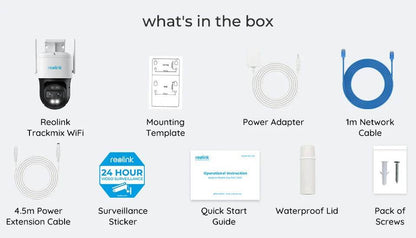 Reolink TrackMix Series Poe & WiFi Camera 4K Auto Tracking