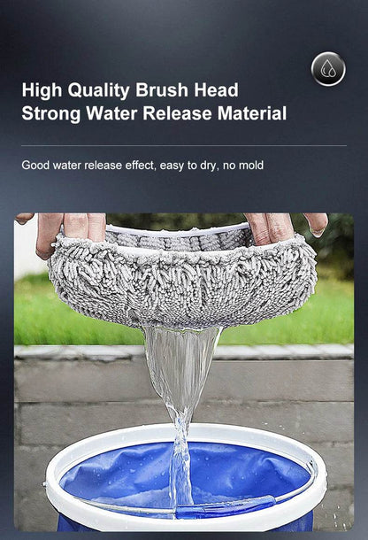 2022 New 15 Degree Bend Car Cleaning Brush with Telescoping Handle