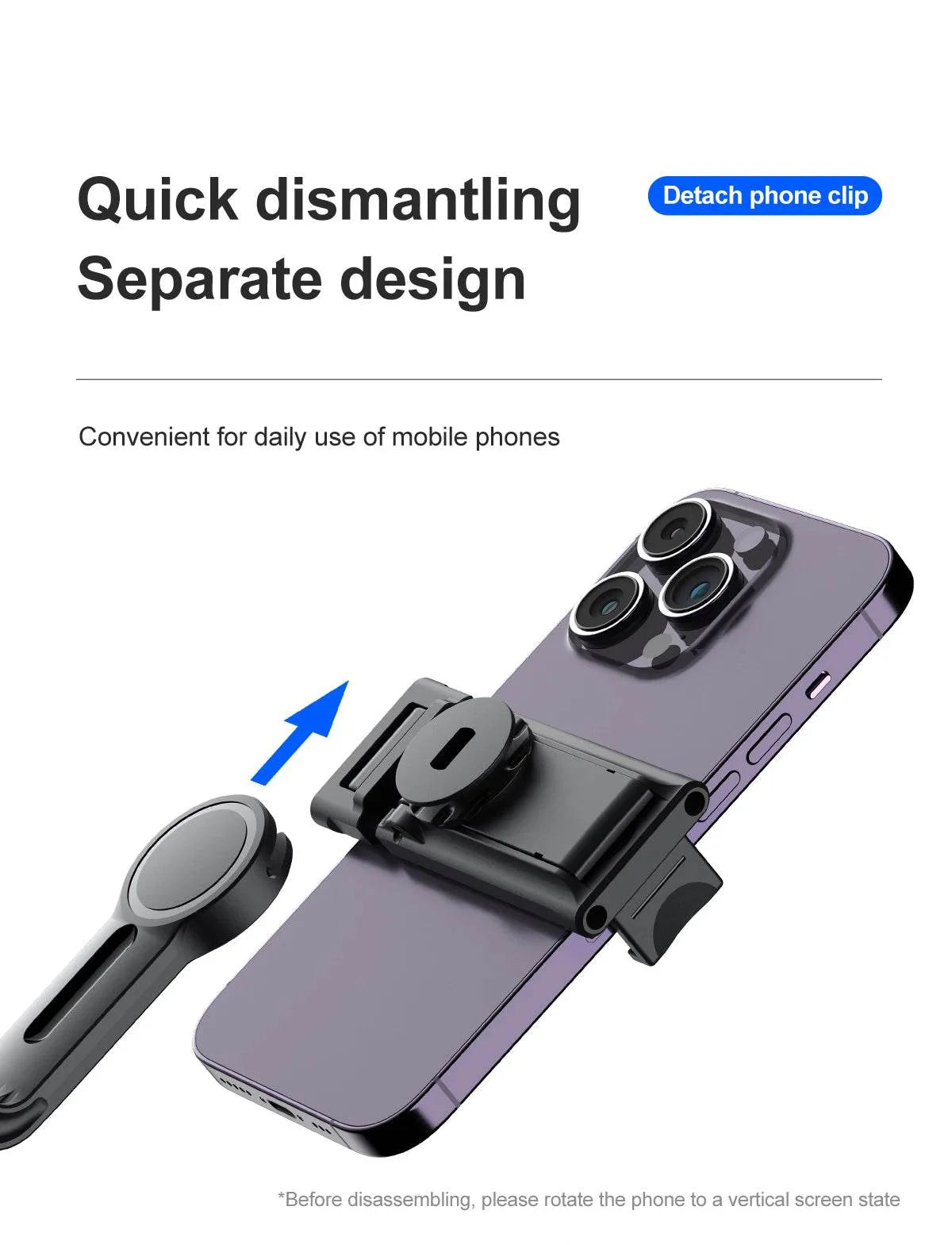 Selfieshow P02 Gimbal 360 Rotation AI Tracking Stabilizer