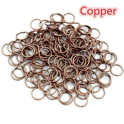 200pcs/Lot Metal DIY Jewelry Findings Jump Rings & Split Rings