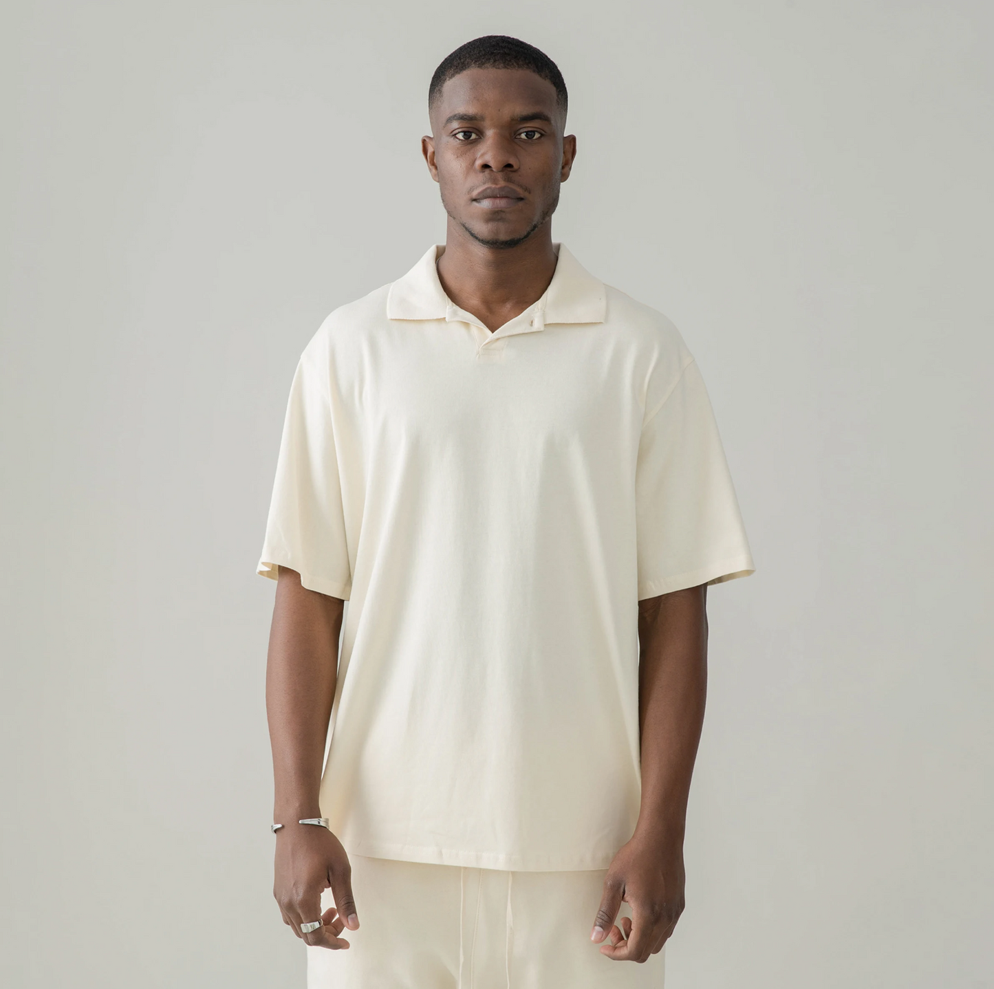 Oversized Polo [Beige]