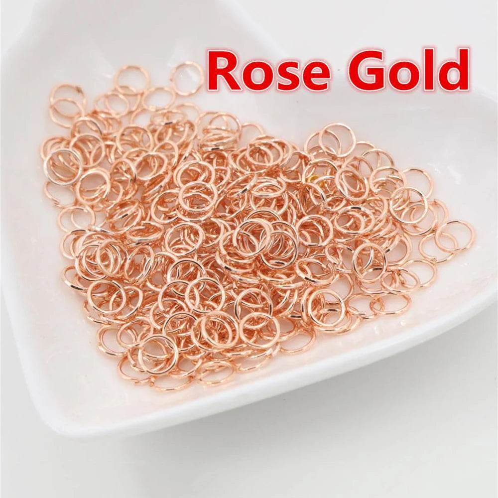 200pcs/Lot Metal DIY Jewelry Findings Jump Rings & Split Rings