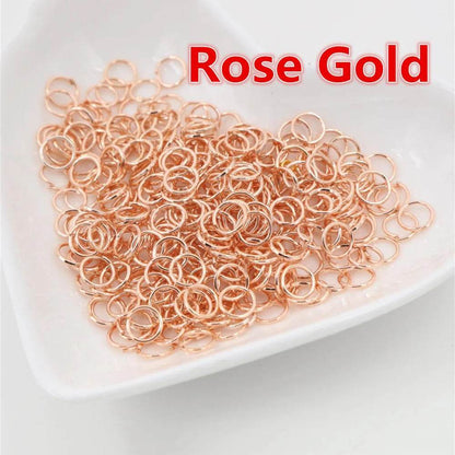 200pcs/Lot Metal DIY Jewelry Findings Jump Rings & Split Rings