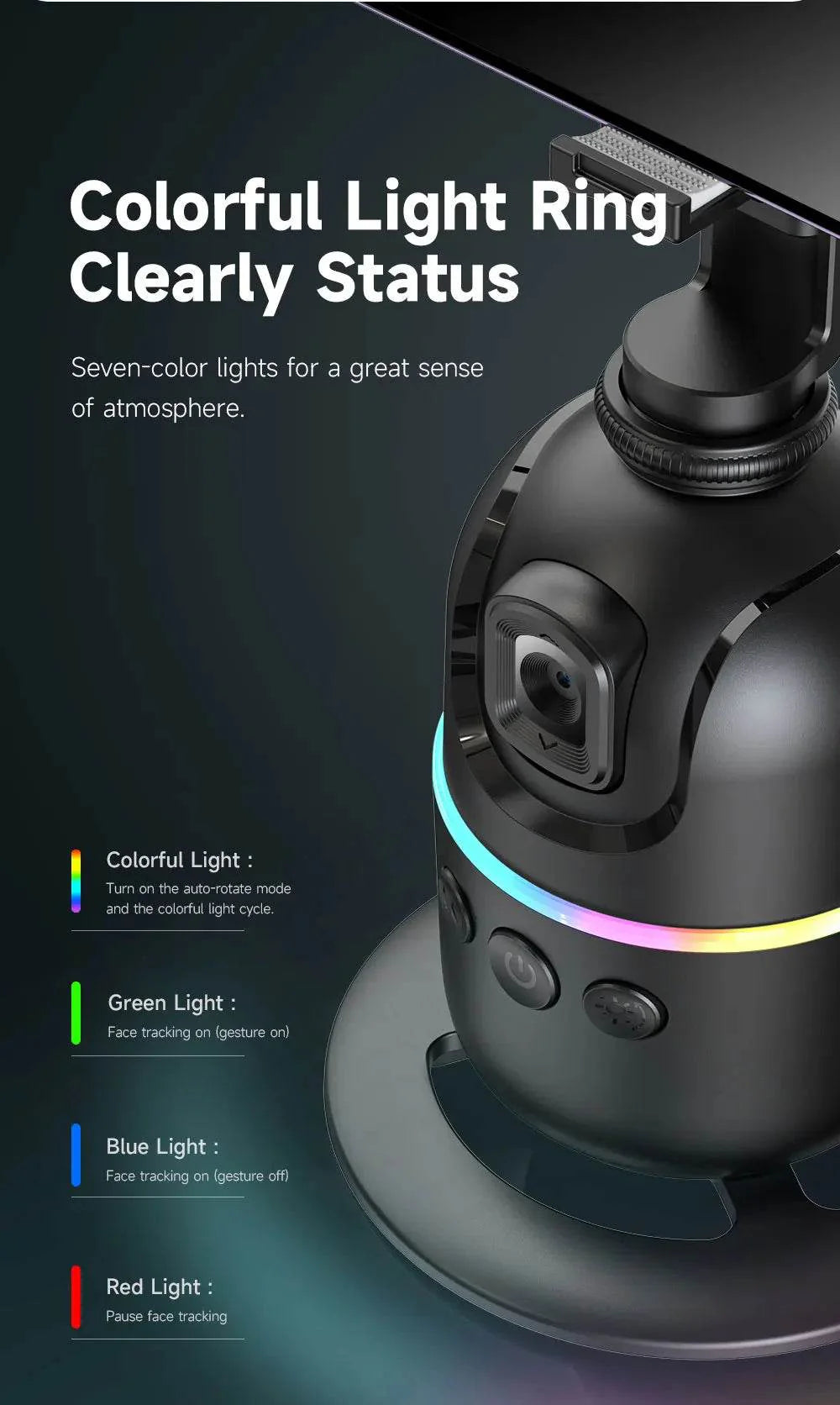 Selfieshow P03 Gimbal Stabilizer with 360 Rotation Tracking