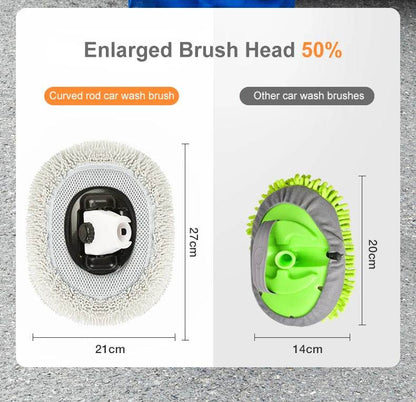 2022 New 15 Degree Bend Car Cleaning Brush with Telescoping Handle