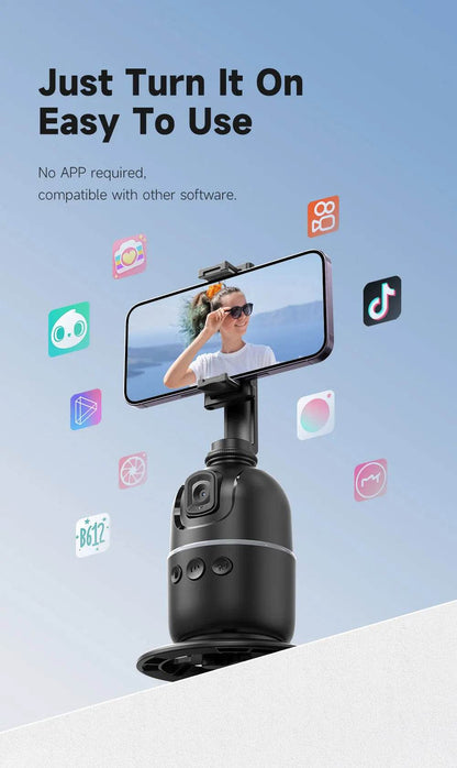 Selfieshow P03 Gimbal Stabilizer with 360 Rotation Tracking