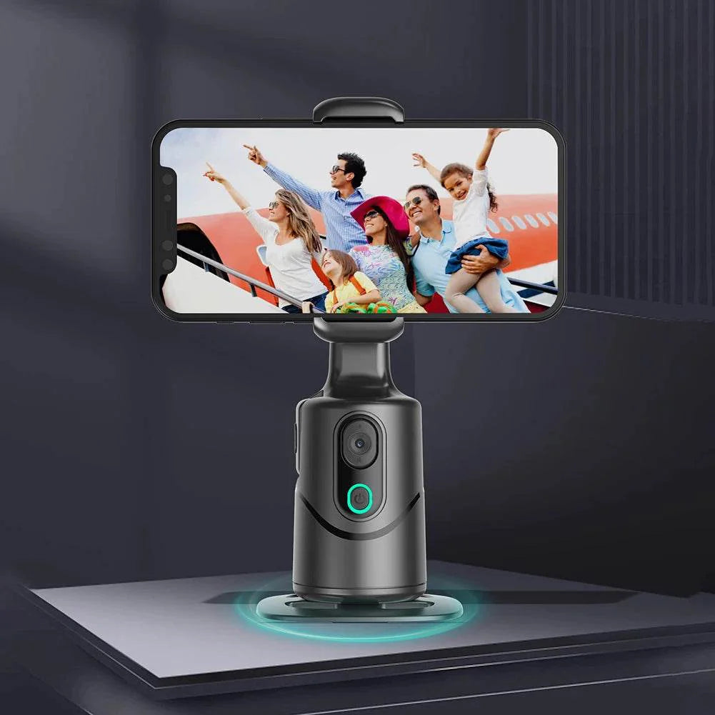 Auto Face Tracking Tripod 360° Rotation for Tiktok Videos