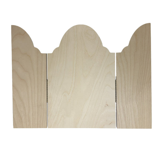 Trekell Gothic Cemetery Gate Altar Panel - Wooden Painting Canvas