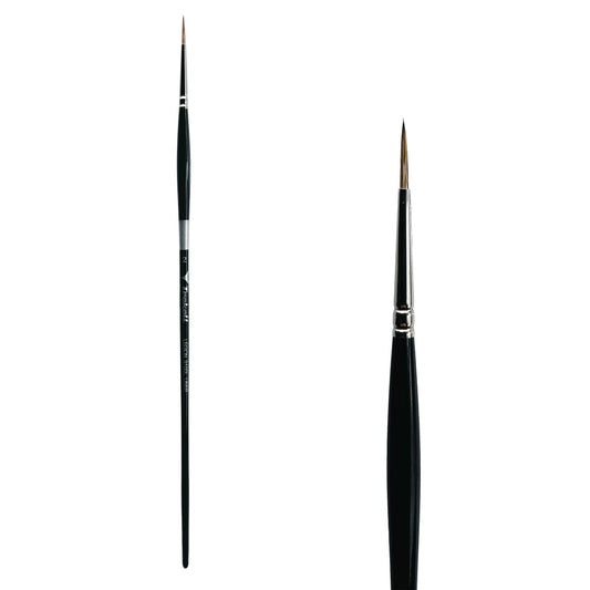 Trekell Legion Synthetic Mongoose Long Handle Artist Brush - Size #2 Liner