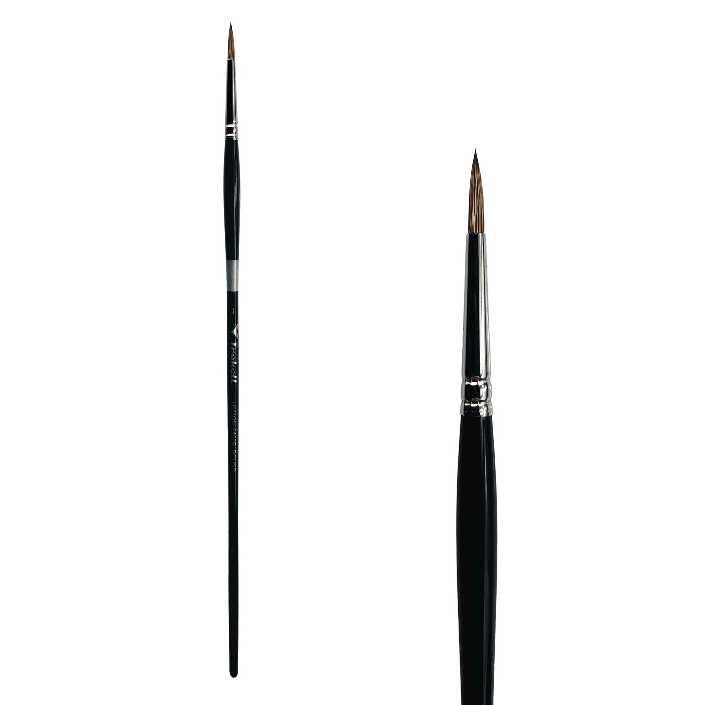 Trekell Legion Synthetic Mongoose Long Handle Artist Brush - Size #4 Round