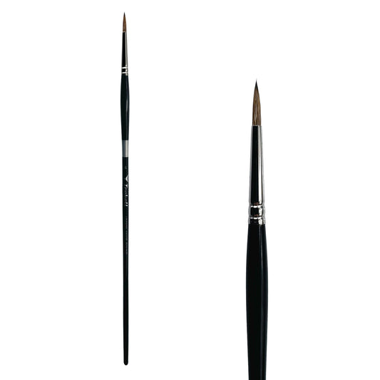 Trekell Legion Synthetic Mongoose Long Handle Artist Brush - Size #4 Round