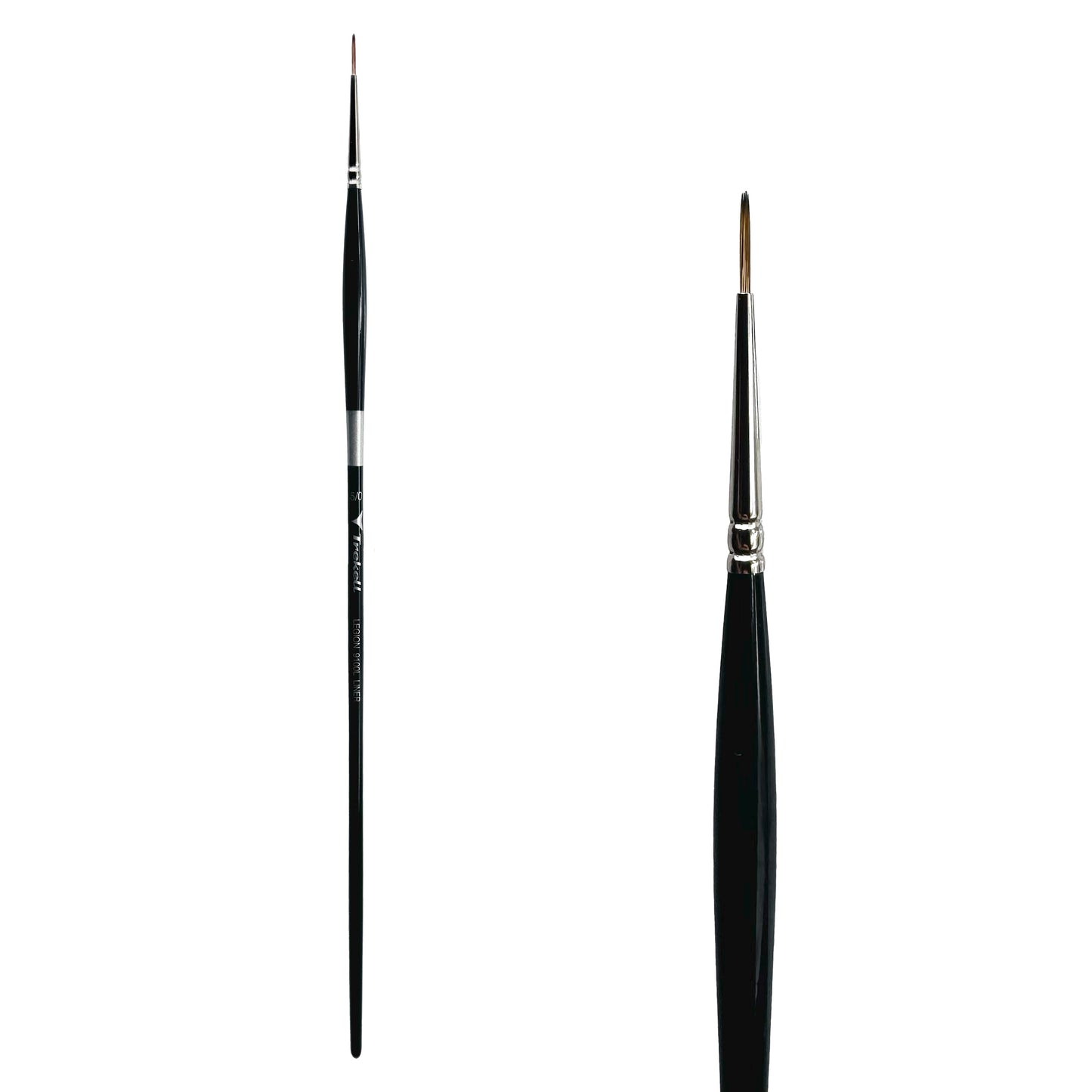 Trekell Legion Synthetic Mongoose Long Handle Artist Brush - Size #5/0 Liner