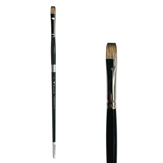 Trekell Legion Synthetic Mongoose Long Handle Artist Brush - Size #8 Flat