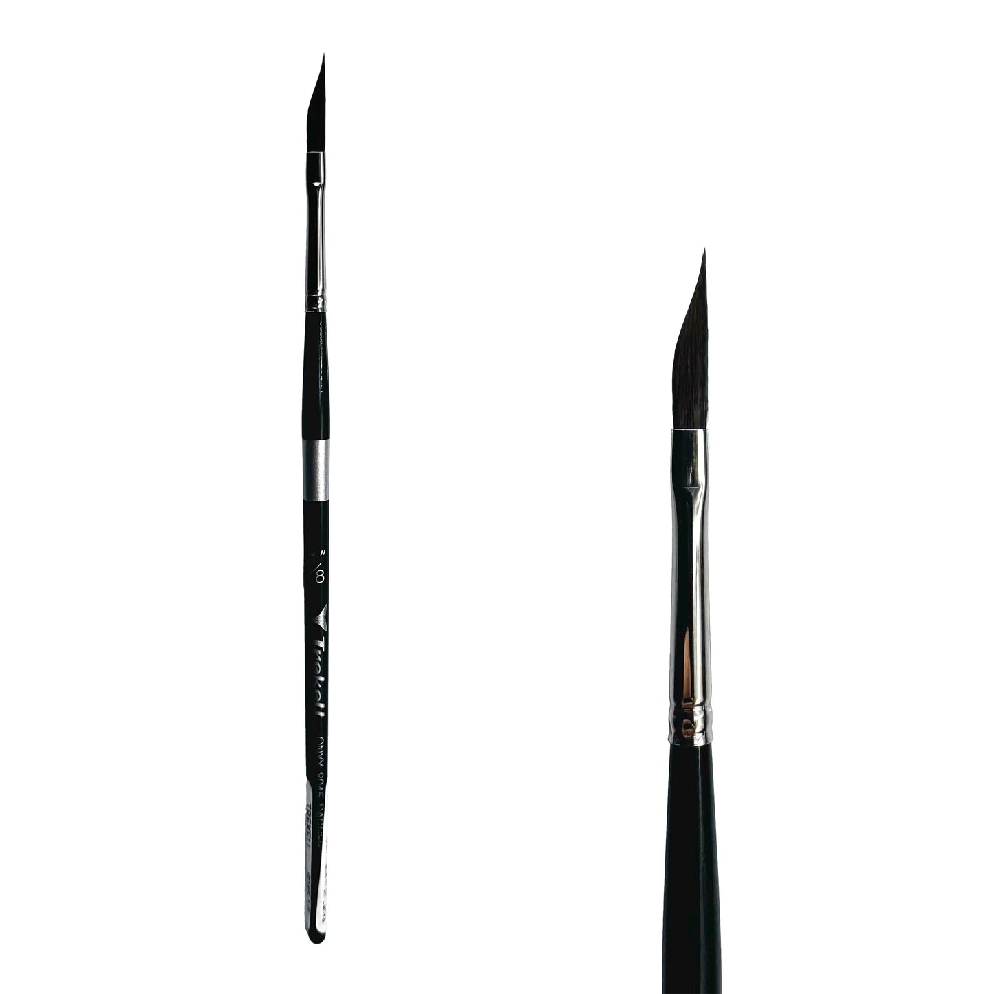 Trekell Onyx Synthetic Squirrel Short Handle Artist Brush - Size 1/8" Dagger