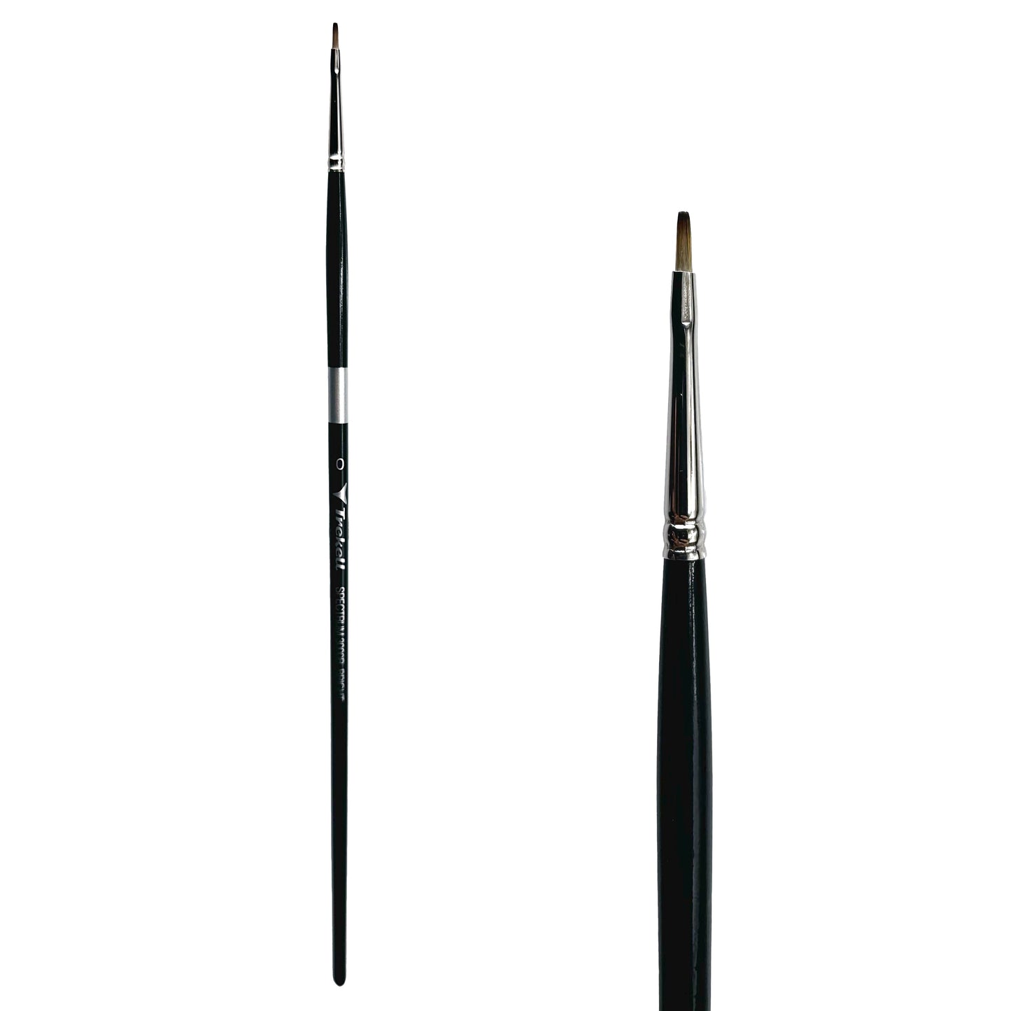 Trekell Spectrum Long Handle Artist Brush - Size #0 Bright