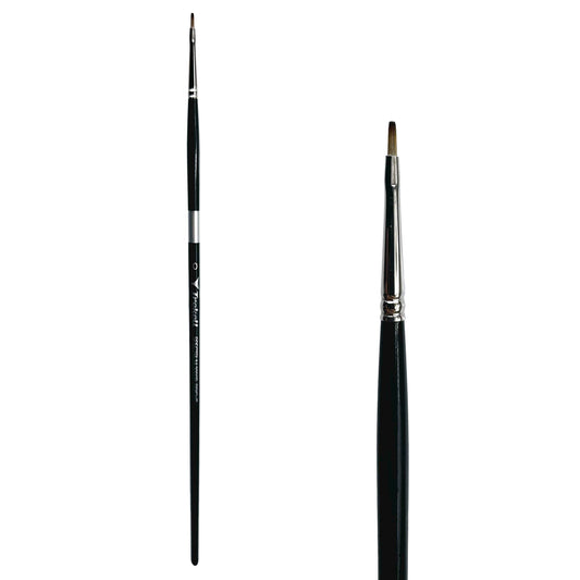 Trekell Spectrum Long Handle Artist Brush - Size #0 Bright