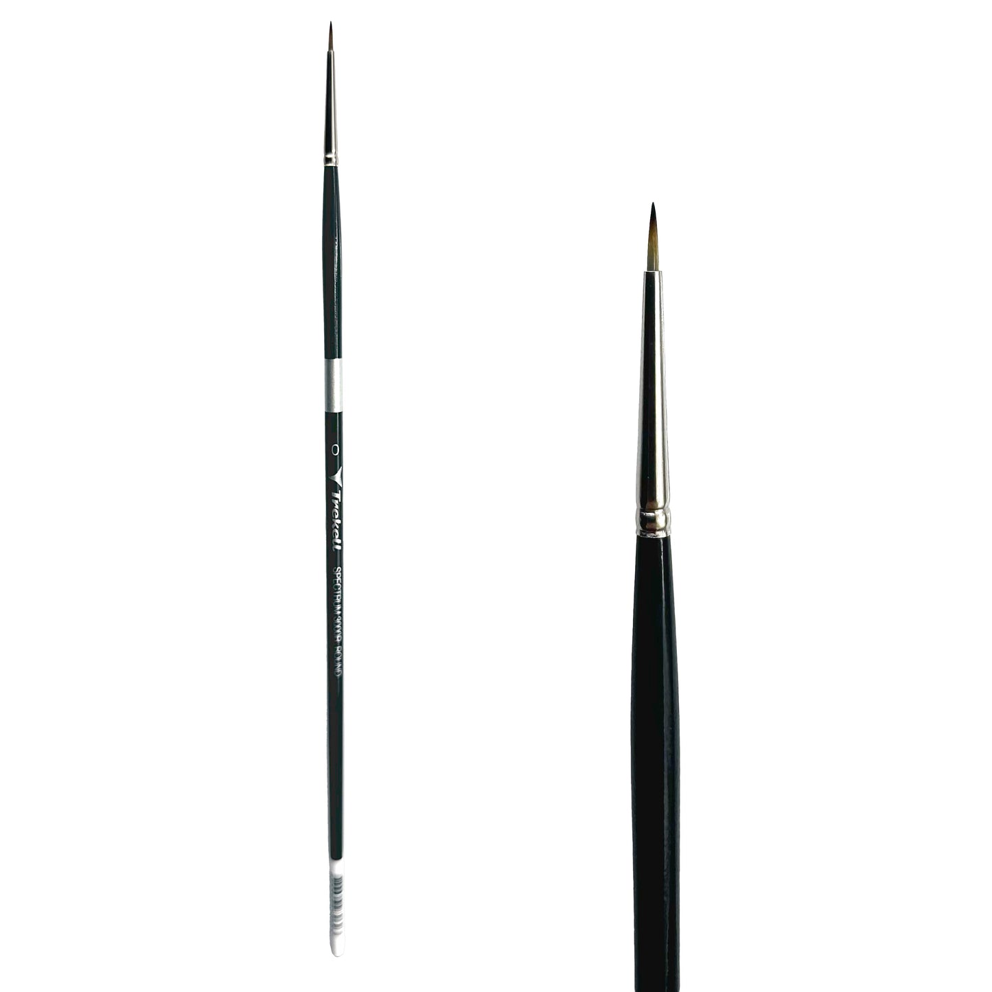Trekell Spectrum Long Handle Artist Brush - Size #0 Round