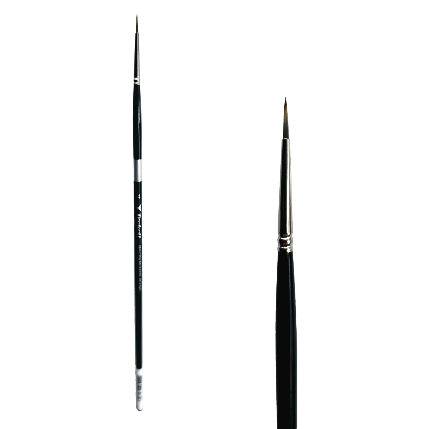 Trekell Spectrum Long Handle Artist Brush - Size #4 Round