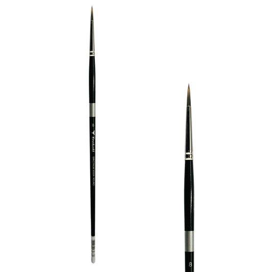 Trekell Spectrum Long Handle Artist Brush - Size #8 Round