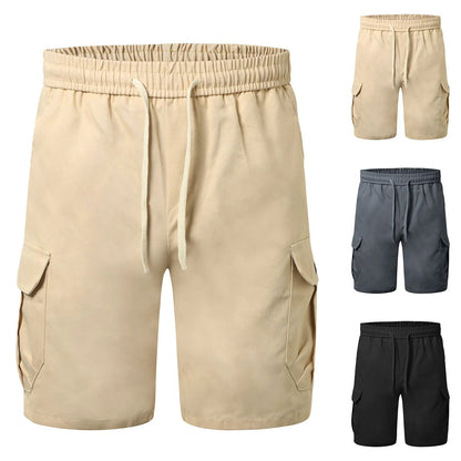 2024 Summer Cargo Short Men Fashion Casual Shorts Mens Cargo Pocket Pants Cotton Male Tactical Shorts No Belt plus Size