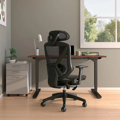 Dexley Ergonomic Mesh Swivel Task Chair, Black