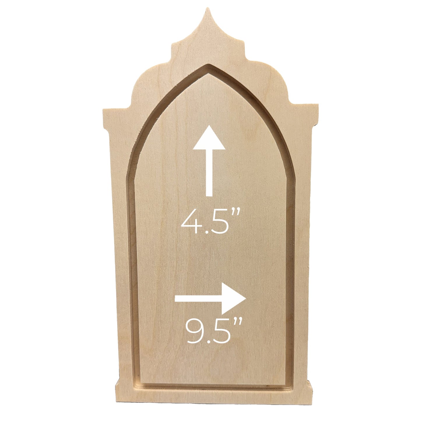 Trekell Gothic Abbey Floater Panel - Wooden Painting Canvas + Frame