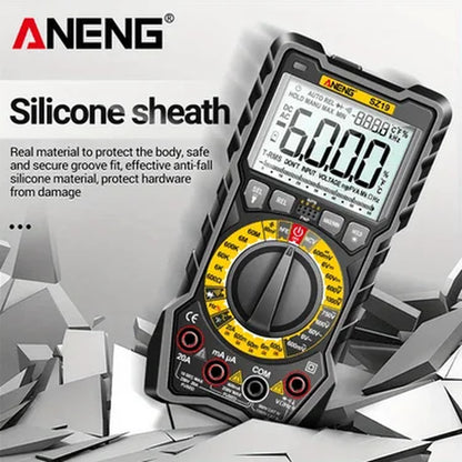 SZ19 6000 Counts Digital Multimeter True RMS AC/DC Voltage Current Meter Ohm Hz Capacitance NCV Detector Analog Tester