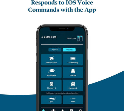 L600 Twin XL Adjustable Bed Base with Zero Gravity, Bluetooth, Massage, USB Ports & App Control