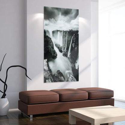 "The Falls" Frameless Free Floating Tempered Art Glass by EAD Art Coop Wall Art