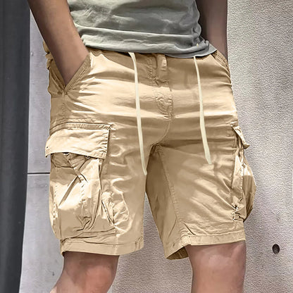 2024 Summer Cargo Short Men Fashion Casual Shorts Mens Cargo Pocket Pants Cotton Male Tactical Shorts No Belt plus Size