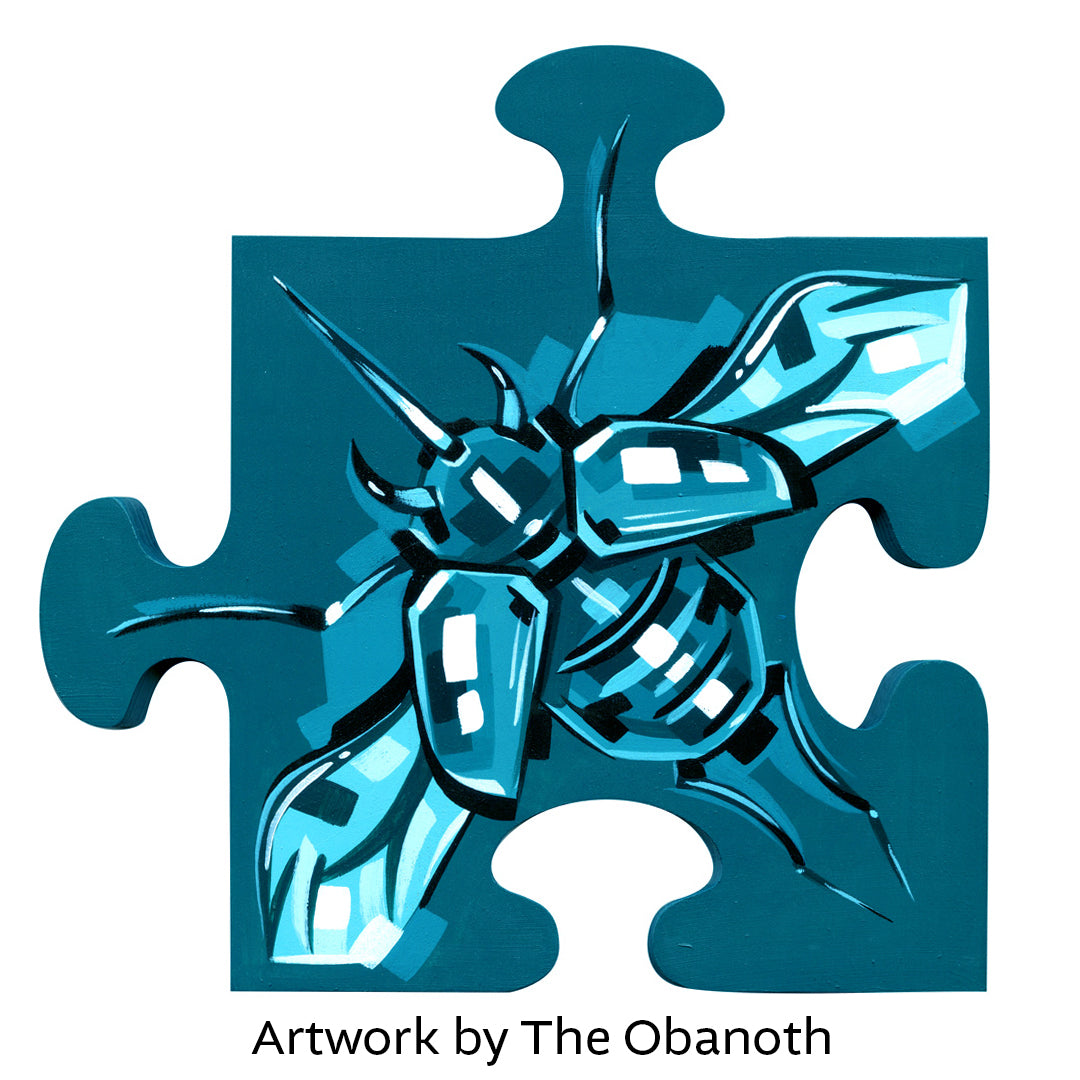 Trekell Puzzle Piece Panel - Wooden Painting Canvas