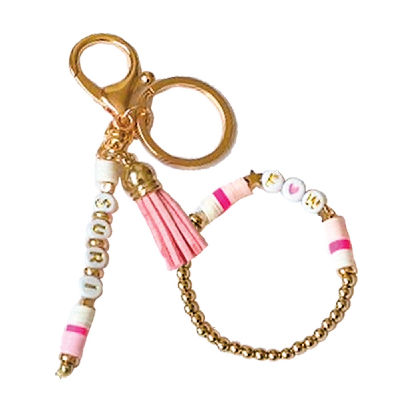 Bracelet and Keychain Set