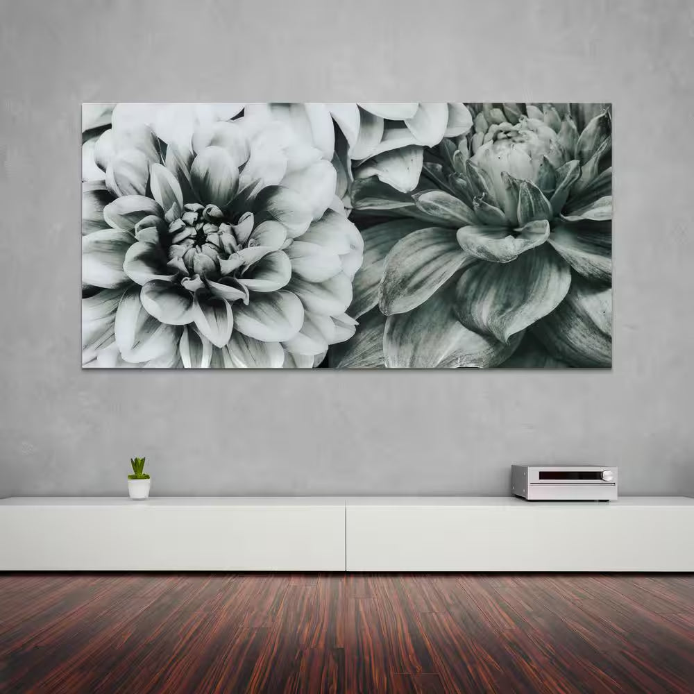 "Blossoms" Frameless Free Floating Tempered Art Glass by EAD Art Coop Wall Art