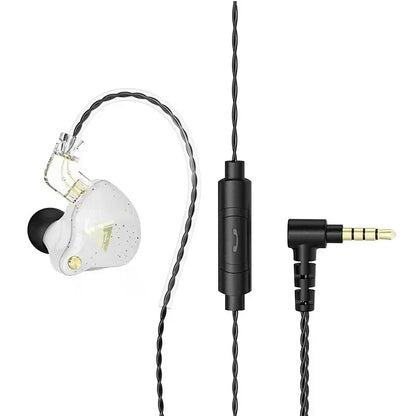 QKZ AK6 in Ear Earphone 6 Dynamic Driver Unit Headphone with Mic Stereo Sports HIFI Subwoofer Headset Monitor Earbuds