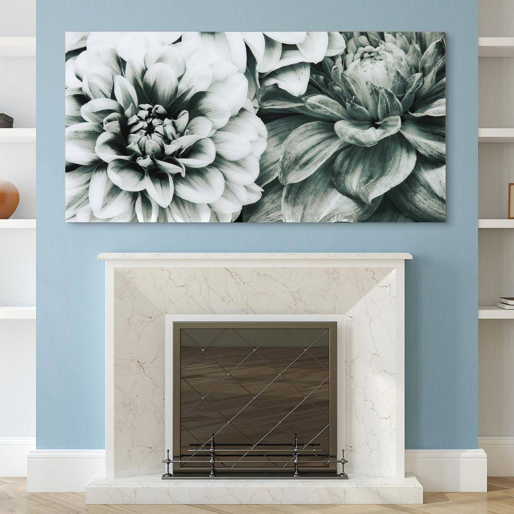 "Blossoms" Frameless Free Floating Tempered Art Glass by EAD Art Coop Wall Art